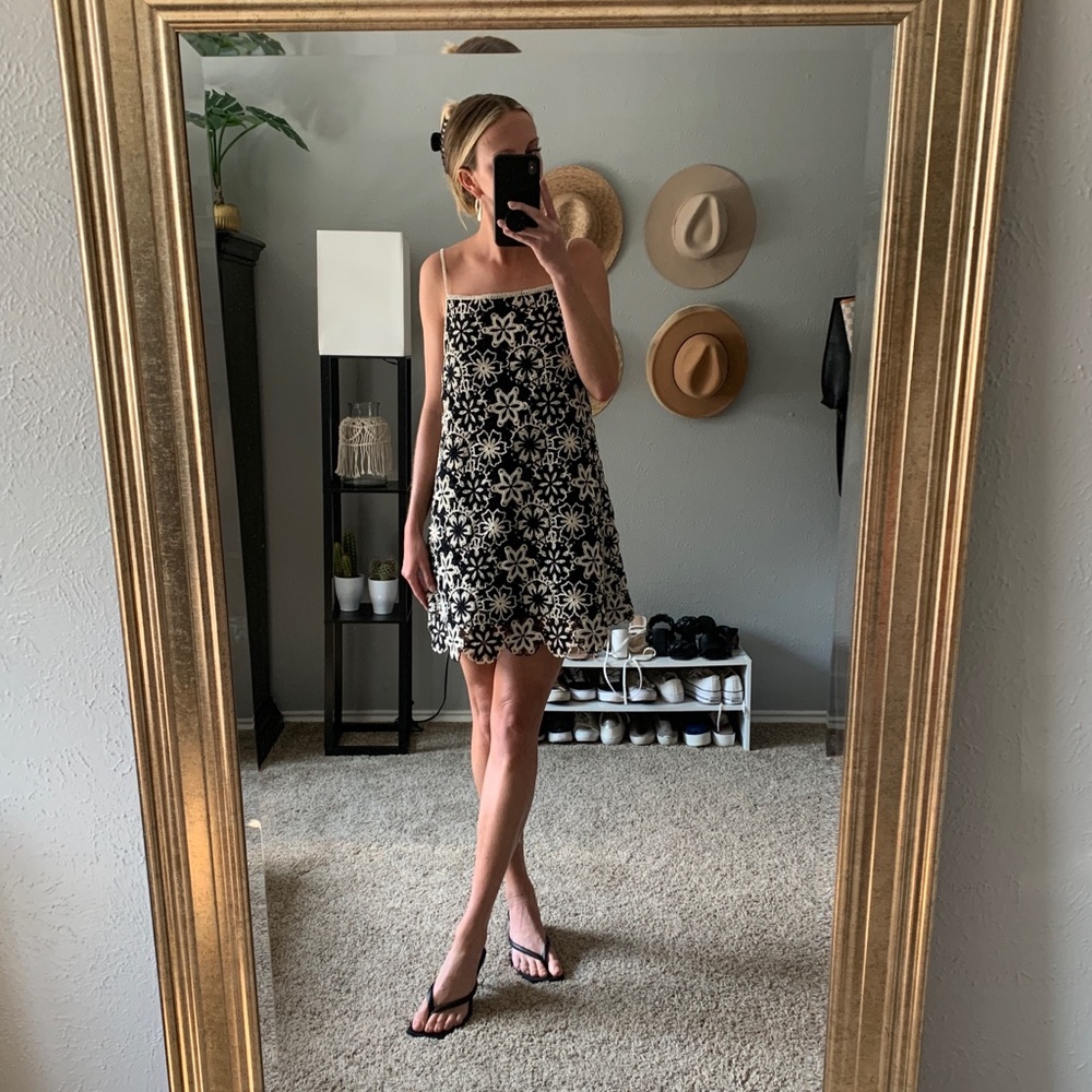 Zara Crochet Mini Dress
